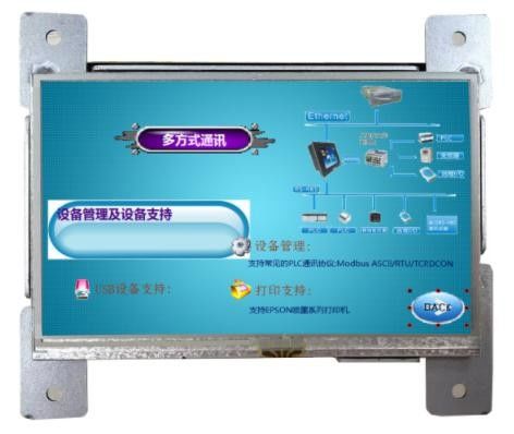 Kleine Weerstand biedende Aanrakingscomité HMI RS232 RS485 Slimme PLC Vertoning